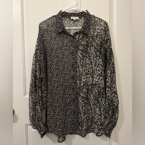 Mixed Floral Chiffon blouse